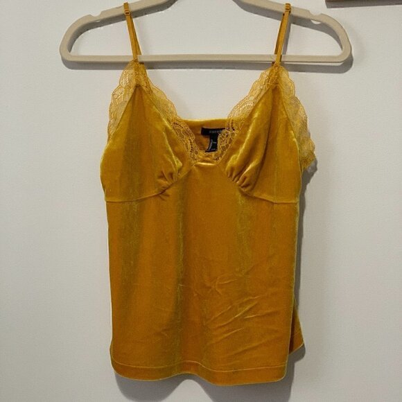 First-Layer Vneck Top for Women | Yellow Mustard | Adjustable Strap | Basic Tank - Picture 3 of 7